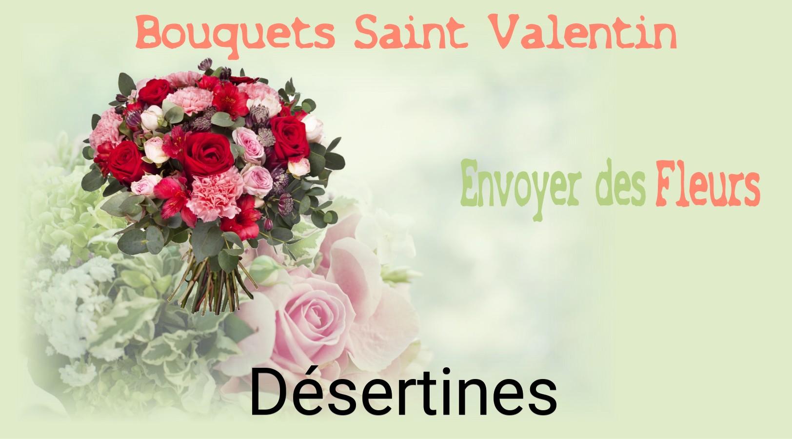 Roses de Saint-Valentin livrées à Désertines